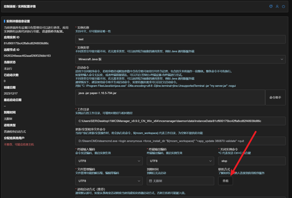 MCSManager联机配置